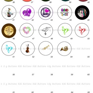 1 Inch Designs on Buttons - Etsy