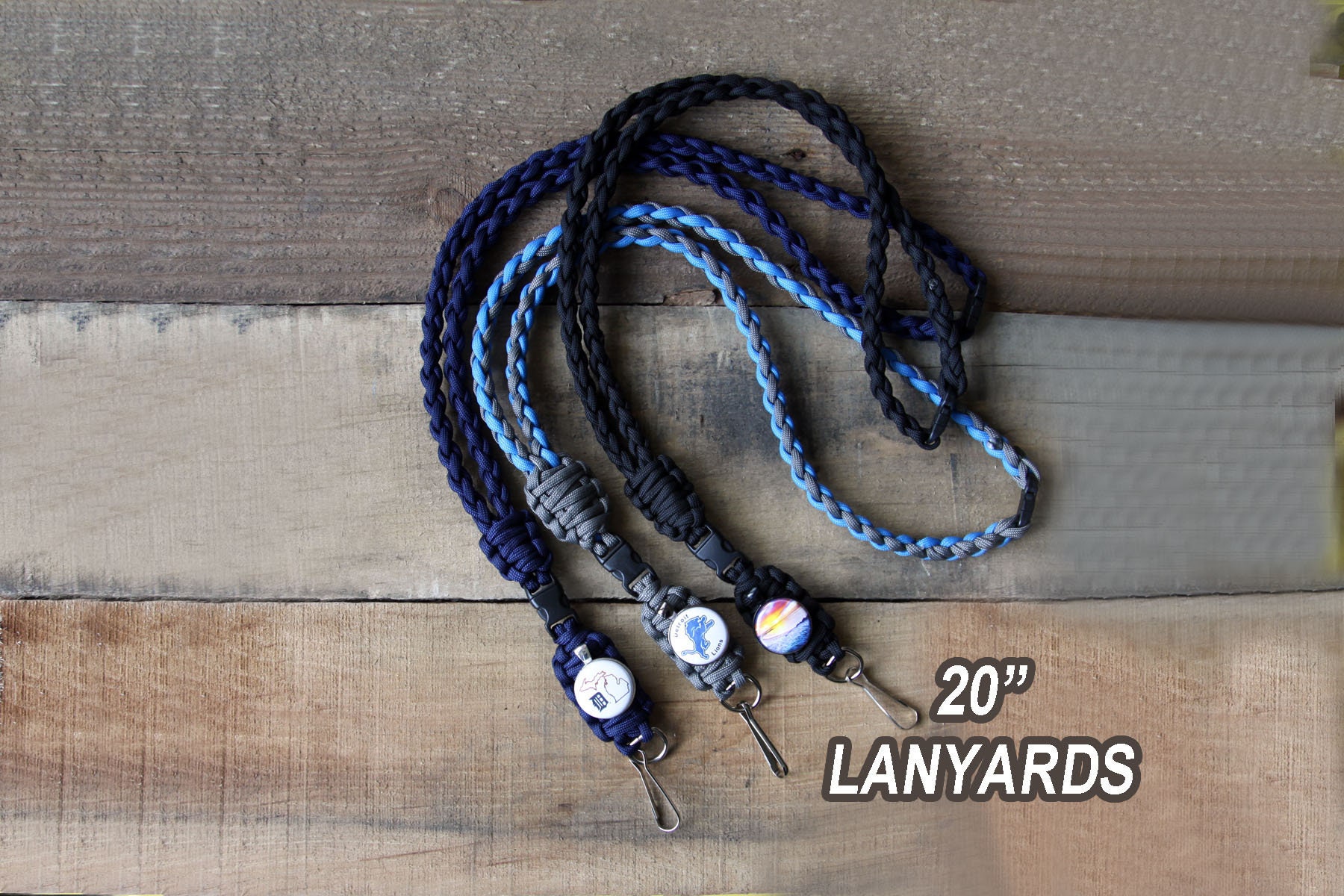 Handmade Paracord Lanyards. Made With 550 Paracord, Great for