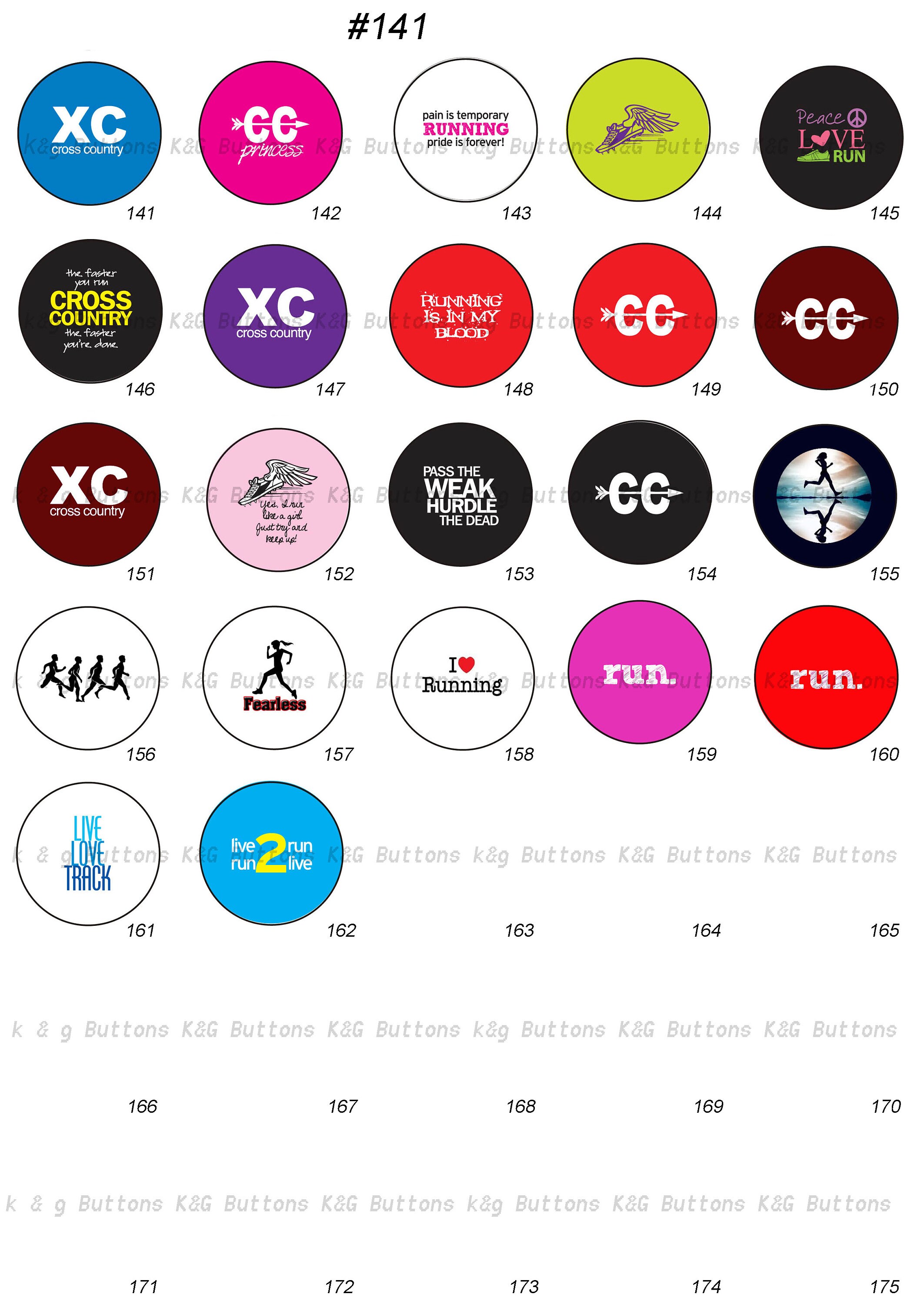 1 Inch Designs on Buttons - Etsy