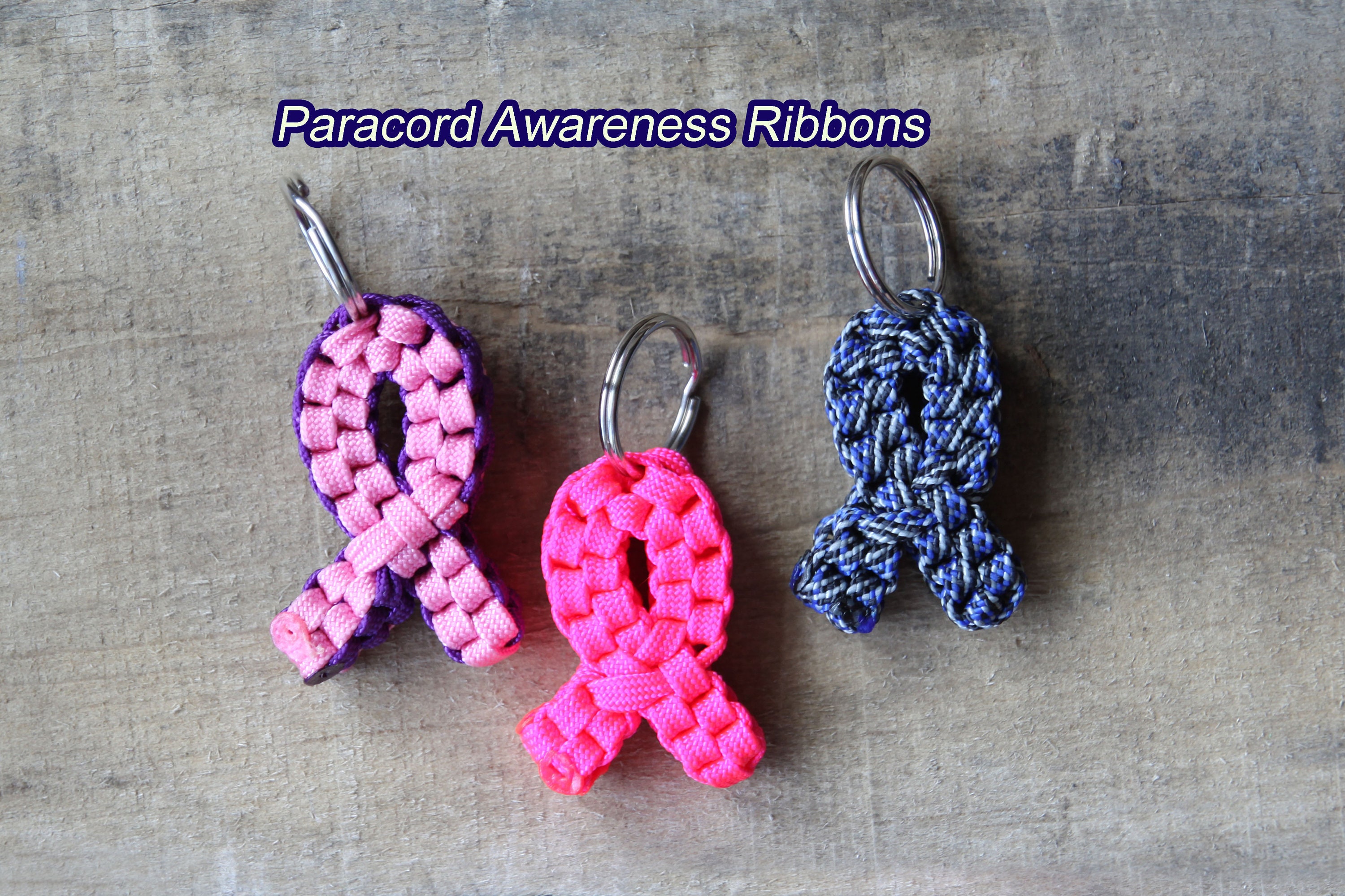 Paracord hotsell awareness ribbon