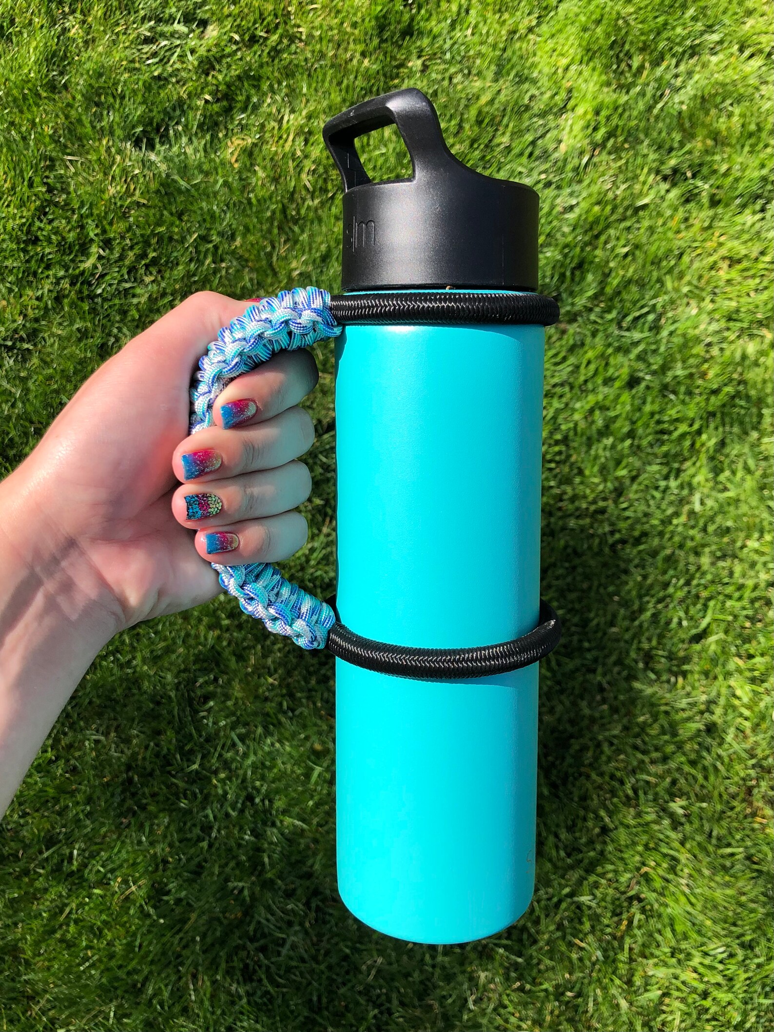 Water Bottle With Paracord Handle. Made With 550 Paracord & Etsy