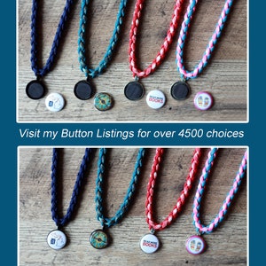 Handmade Braided Paracord Necklaces. Made with 550 Paracord. Perfect for sports teams of all ages image 3