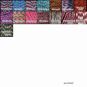 Handmade Paracord Dog collars, made with 550 Paracord, 2 designs slip & buckle image 10