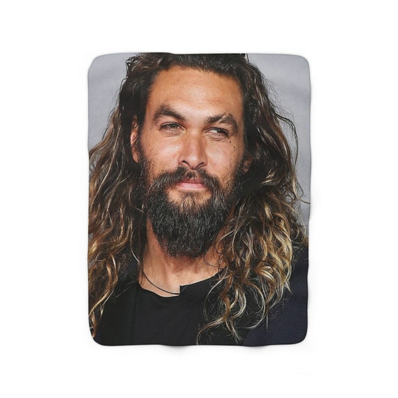 Jason Momoa Sherpa Fleece Throw Blanket Jason Momoa Throw Etsy