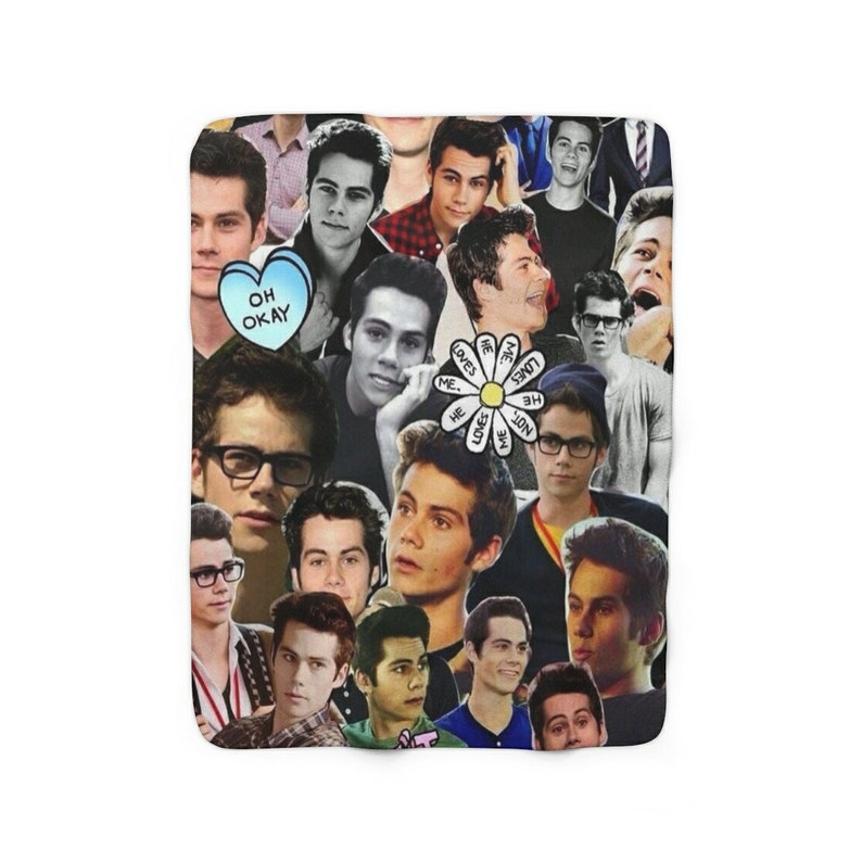 Dylan O'brien Photo Collage 7 Blanket Etsy