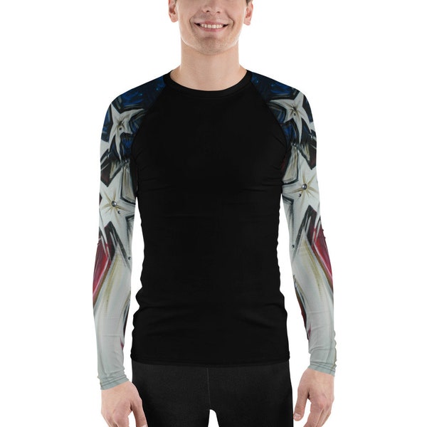 American Flag Rash Guard Women Etsy