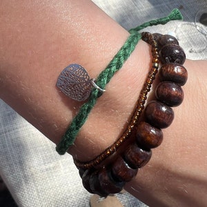 Fairy Leaf Boho Bracelets - set of 3