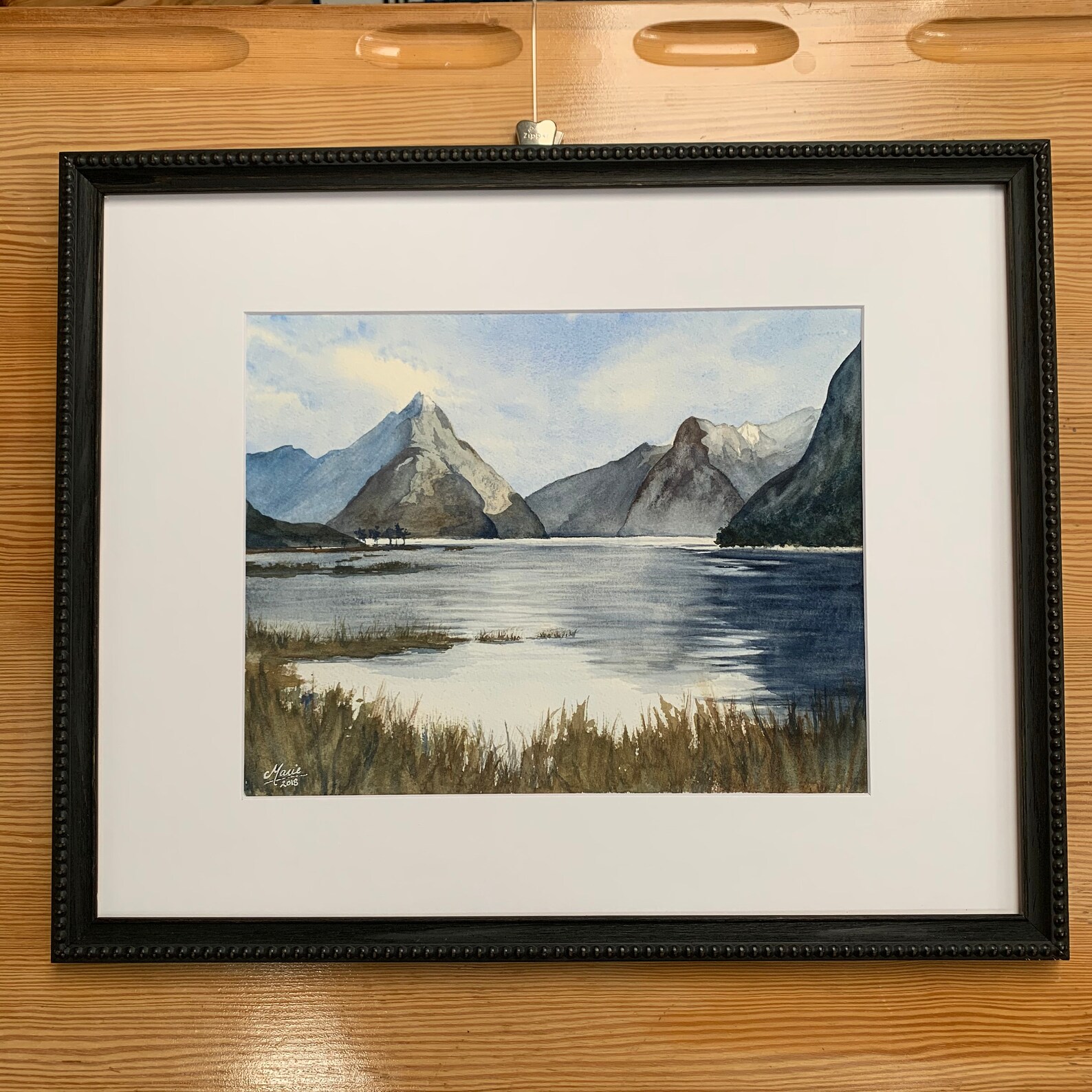 New Zealand Original Watercolor Painting 11x14in Pacific Etsy