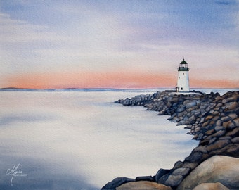 Light the Way Watercolor Giclee Print