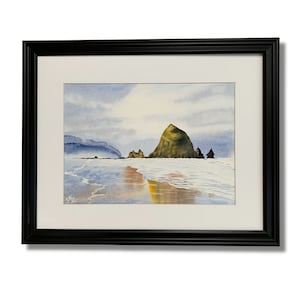 Seaside Escape, Original Watercolor Painting, 11x15in - Pacific Northwest Art