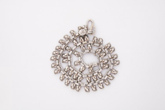 Indian Tribal Anklet, Indian Silver Detailed Speci