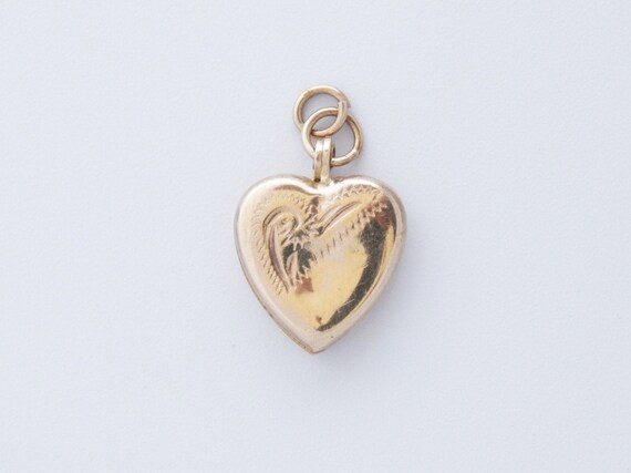 Antique Heart Locket, Victorian Heart Photo Locket