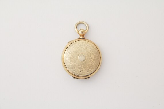 Mourning locket, Victorian gold plated locket with