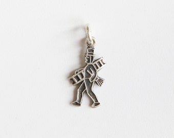 Chimney sweeper charm, English silver charm,  Tiny silver charm, English chimney sweeper charm, tiny charm bracelet charm