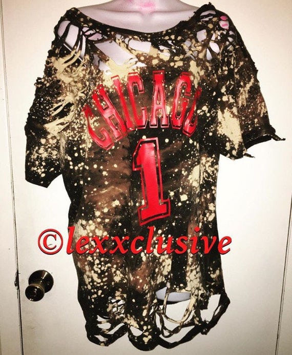 destroyed t shirt dress