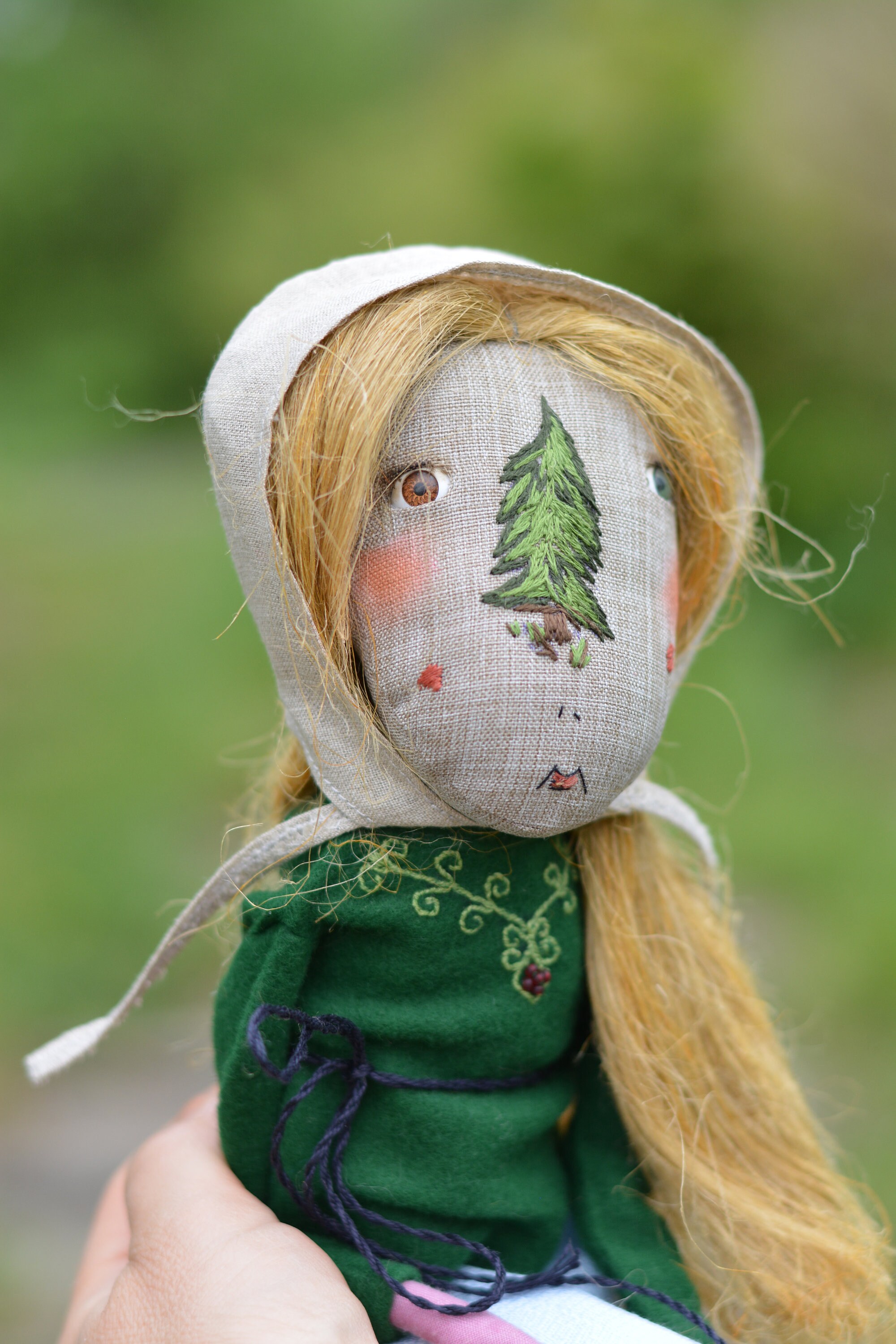 Pixie Elf Doll - Woodland Girl - Handmade Doll - Textile Toy ...