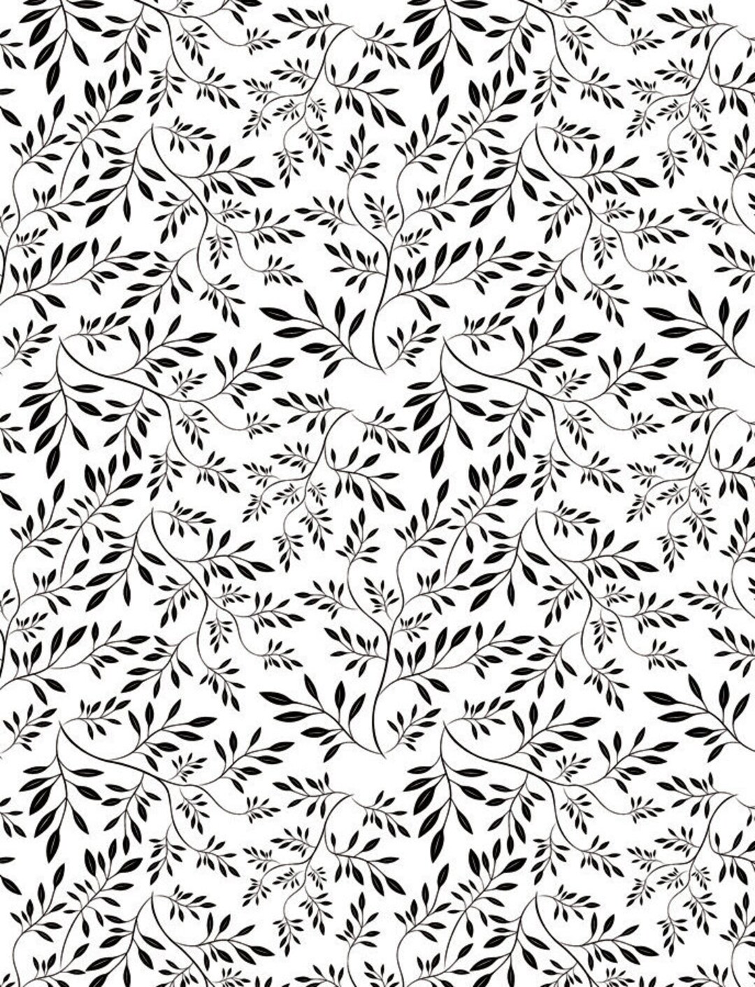 Wandering Vines - Seamless - Ceramic Decals- Enamel Decal - Fusible ...