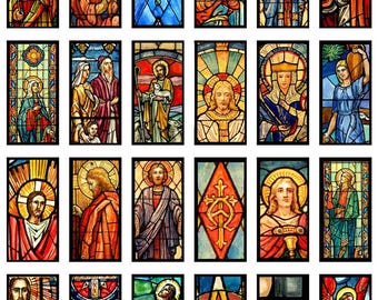 Stained Glass - Religious   Ceramic Decals- Enamel Decal  - Glass Decal- 49719
