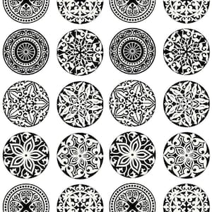 Celtic Circles - Ceramic Decals- Enamel Decal  - Glass Fusing Decal ~ Waterslide Decal - 867902