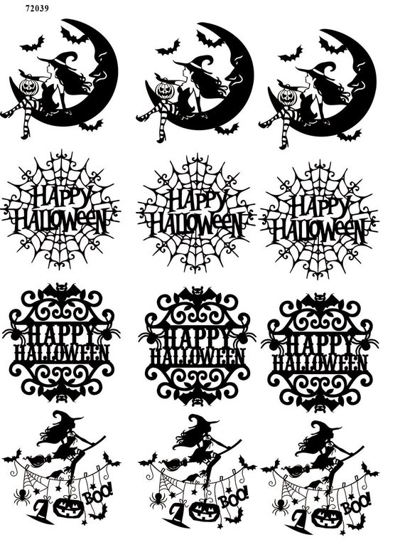 Ceramic Decals Enamel Decal Fusible Decal Basic Witch Glass Fusing Decal Waterslide Decal