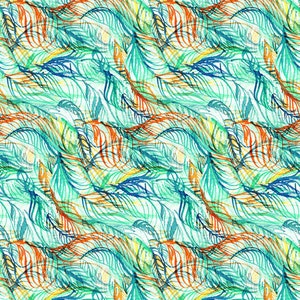 Watercolor Paint - Ceramic Decals- Enamel Decal  - Glass Decal- 891511