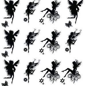 Dance Of The Fairy - Ceramic Decals- Enamel Decal  - Glass Decal- 997118