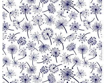 Dandelion Floral Dreams - Ceramic Decals- Enamel Decal - Fusible Decal - Glass Fusing Decal ~ Waterslide Decal - 57829