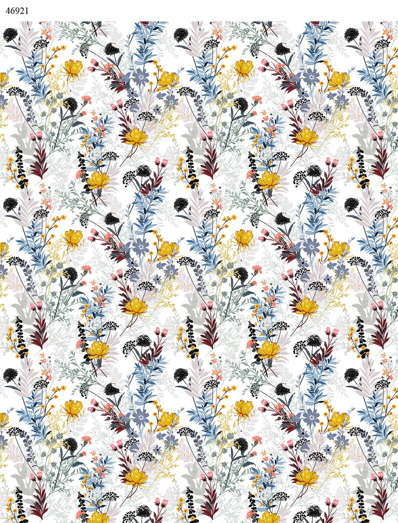 Wild Flowers Ceramic Decals Enamel Decal Fusible Decal Etsy UK