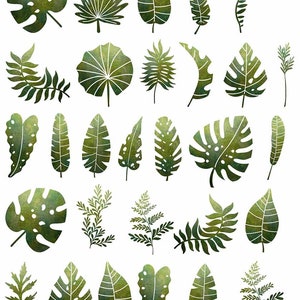 Lots of Leaves ~ Ceramic Decal - Glass Decal ~LEAD FREE & Food Safe ~ Enamel Decal- 99202