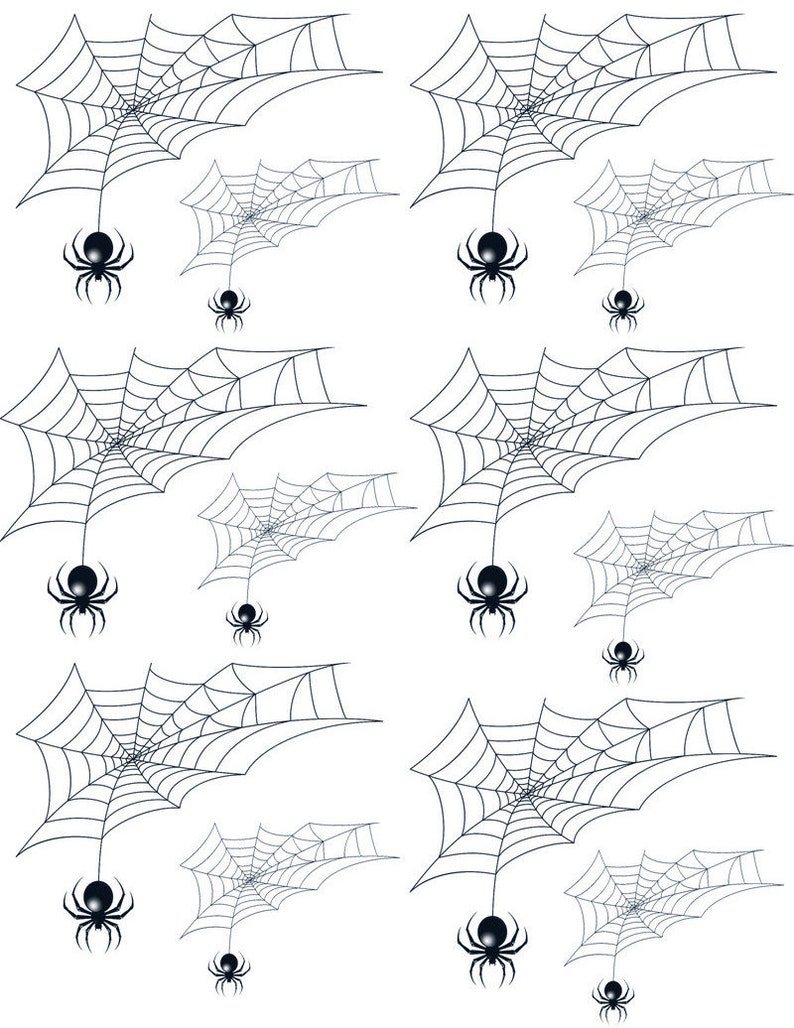 Spiders Web Ceramic Decals Enamel Decal Fusible Decal - Etsy