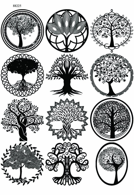 Tree of Life I Ceramic Decals Enamel Decal Fusible Decal | Etsy
