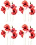 Tale of the Red Poppy - Ceramic Decals- Enamel Decal - Fusible Decal - Glass Fusing Decal ~ Waterslide Decal - 41511 