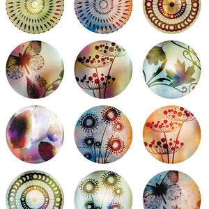 Colorful Design Elements - Ceramic Decals- Enamel Decal  - Glass Decal- 61255