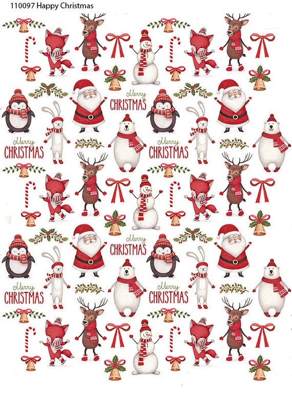 Buon Natale Decalcomanie In Ceramica Smalto Decal Decala Etsy