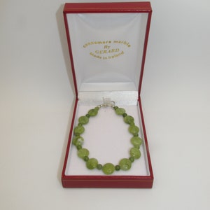 Authentischer irischer Connemara Marmor Perlen Armband Keltischer Schmuck Geschenk Irland
