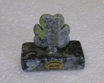 Genuine Connemara Marble Hand Carved Soap Dish Guaranteed Irish
