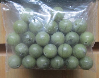 GENUINE CONNEMARA MARBLE 8mm Loose Beads x 24 Guaranteed Irish