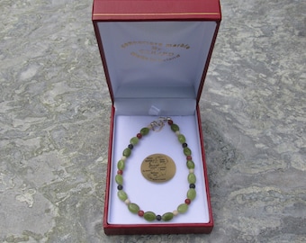 GENUINE Marble Of Ireland(4 Province) Celtic Wire Bracelet Guaranteed Irish