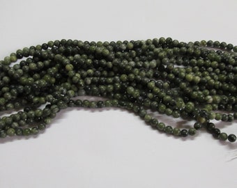 GENUINE CONNEMARA MARBLE 8mm beads Round drilled thru x 100 Guaranteed Irish