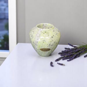 GENUINE Hand Carved Connemara Marble Vase Guaranteed Irish
