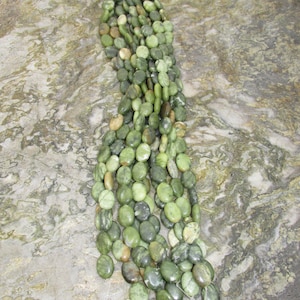 GENUINE Connemara marble 20x15mm Beads x 20 Guaranteed Irish