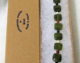 GENUINE Marble Of Ireland(4 Province) Celtic Wire Bracelet Guaranteed Irish