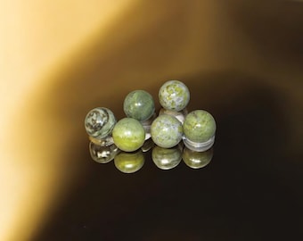 Genuine Hand Carved Connemara Marble Small Sphere Guaranteed Irish