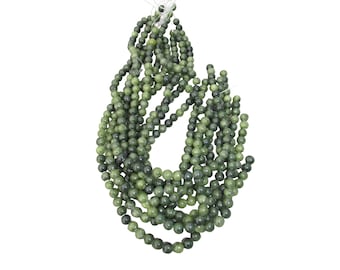 GENUINE CONNEMARA MARBLE 8mm beads Round drilled thru x 100 Guaranteed Irish