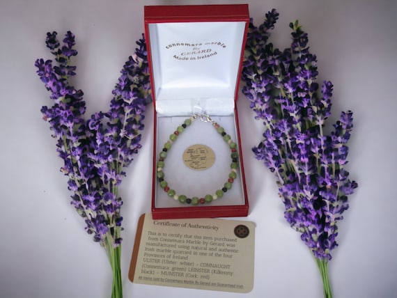 GENUINE Marble Of Ireland(4 Province) Celtic Wire Bracelet Guaranteed Irish