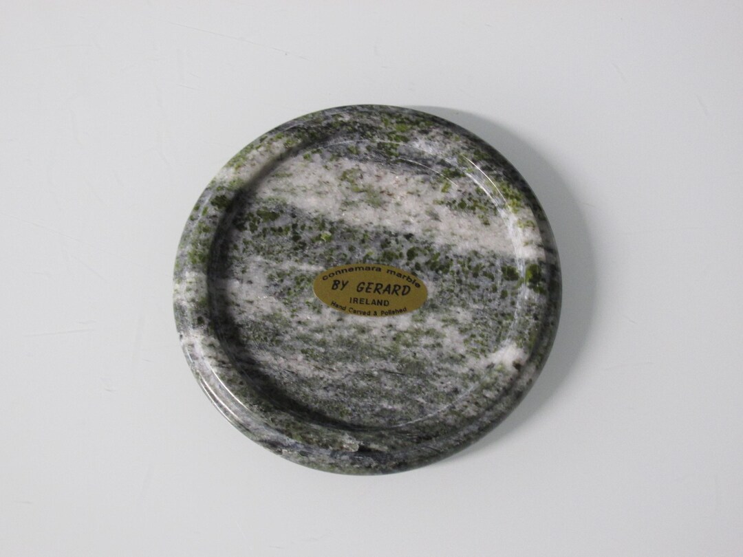GENUINE Hand Carved Connemara Marble Coaster Guaranteed Irish - Etsy