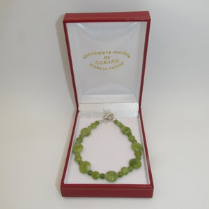 Authentischer irischer Connemara Marmor Perlen Armband Keltischer Schmuck Geschenk Irland