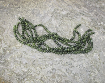 GENUINE CONNEMARA MARBLE 8mm Round beads drilled thru x 50 Guaranteed Irish