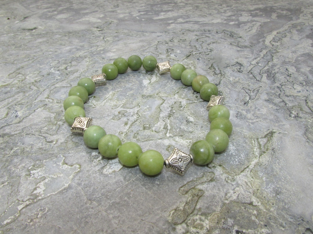 GENUINE Connemara Marble Celtic Stretch Bracelet Guaranteed Irish - Etsy