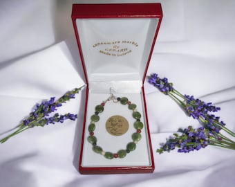 GENUINE Marble Of Ireland(4 Province) Celtic Wire Bracelet Guaranteed Irish